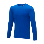 Camisola personalizada em algodão orgânico suave 200 g/m2 Elevate NXT cor azul