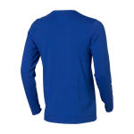 Camisola personalizada em algodão orgânico suave 200 g/m2 Elevate NXT cor azul vista traseira