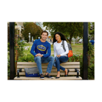 Camisola personalizada em algodão orgânico suave 200 g/m2 Elevate NXT cor azul