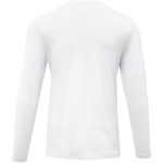 Camisola personalizada em algodão orgânico suave 200 g/m2 Elevate NXT cor branco segunda vista traseira
