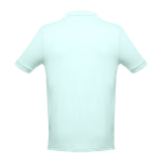 Polo corporativo de algodão em diversas cores 195 g/m2 THC Adam cor verde menta segunda vista