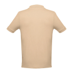 Polo corporativo de algodão em diversas cores 195 g/m2 THC Adam cor castanho-claro
