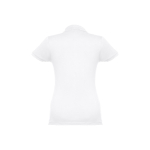 Polo em diversas cores para mulher em algodão 195 g/m2 THC Eve cor branco segunda vista