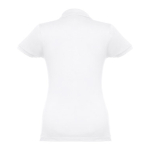 Polo em diversas cores para mulher em algodão 195 g/m2 THC Eve cor branco