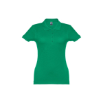 Polo em diversas cores para mulher em algodão 195 g/m2 THC Eve cor verde primeira vista