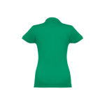 Polo em diversas cores para mulher em algodão 195 g/m2 THC Eve cor verde segunda vista