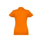 Polo em diversas cores para mulher em algodão 195 g/m2 THC Eve cor cor-de-laranja segunda vista