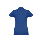Polo em diversas cores para mulher em algodão 195 g/m2 THC Eve cor azul real segunda vista
