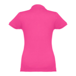 Polo em diversas cores para mulher em algodão 195 g/m2 THC Eve cor fúcsia