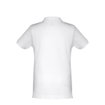 Polos para publicidade infantis em algodão 195 g/m2 THC Adam Kids cor branco segunda vista
