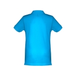 Polos para publicidade infantis em algodão 195 g/m2 THC Adam Kids cor ciano vista conjunto