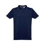 Polos bicolor com corte slim fit em algodão 210 g/m2 THC Rome primeira vista