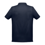 Polos com logo a cor total em algodão e poliester 200 g/m2 THC Berlin cor azul ultramarino