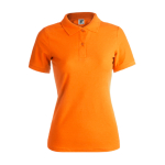Polos personalizáveis para mulher em algodão 180 g/m2 Keya cor cor-de-laranja
