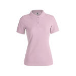 Polos personalizáveis para mulher em algodão 180 g/m2 Keya cor cor-de-rosa primeira vista