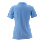 Polos personalizáveis para mulher em algodão 180 g/m2 Keya cor azul-claro