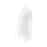 Polos personalizáveis para mulher em algodão 180 g/m2 Keya terceira vista