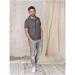 Polos de algodão orgânico e poliester reciclado 220 g/m2 Elevate NXT cor branco imagem de estilo de vida