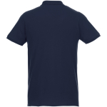 Polos de algodão orgânico e poliester reciclado 220 g/m2 Elevate NXT cor azul-marinho segunda vista traseira