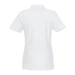 Polo de mulher em algodão orgânico e poliester 220 g/m2 Elevate NXT cor branco