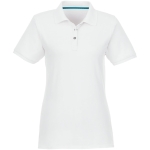 Polo de mulher em algodão orgânico e poliester 220 g/m2 Elevate NXT segunda vista frontal