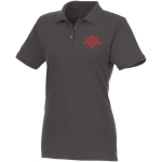 Polo de mulher em algodão orgânico e poliester 220 g/m2 Elevate NXT vista impressa logo 2