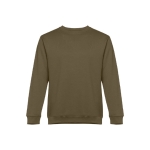 Sweatshirt de várias cores em poliester e algodão 300 g/m2 THC Delta cor verde militar primeira vista