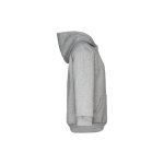 Hoodie personalizado criança algodão, poliester 320 g/m2 THC Phoenix Kids cor cinzento quarta vista