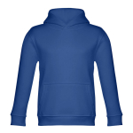 Hoodie personalizado criança algodão, poliester 320 g/m2 THC Phoenix Kids cor azul real primeira vista