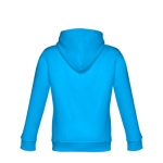 Hoodie personalizado criança algodão, poliester 320 g/m2 THC Phoenix Kids cor ciano terceira vista