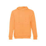 Sweatshirt personalizada em algodão e poliester 320 g/m2 THC Amsterdam cor coral primeira vista