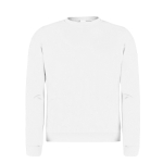 Sweatshirt barata em algodão e poliester 280 g/m2 Keya cor branco primeira vista