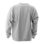 Sweatshirt barata em algodão e poliester 280 g/m2 Keya cor cinzento