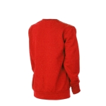 Sweatshirt técnica para criança em poliester 265 g/m2 Roma Basic cor vermelho