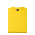 Sweatshirt técnica para criança em poliester 265 g/m2 Roma Basic cor amarelo primeira vista