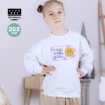 Sweatshirt técnica para criança em poliester 265 g/m2 Roma Basic