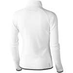 Casaco de mulher de microfibra e poliéster, 190 g/m2 Elevate Life cor branco vista traseira