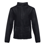 Casaco polar em poliester personalizável 260 g/m2 THC Helsinki cor preto