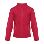Casaco polar em poliester personalizável 260 g/m2 THC Helsinki cor vermelho primeira vista