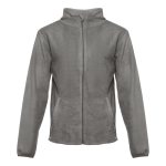 Casaco polar em poliester personalizável 260 g/m2 THC Helsinki cor cinzento