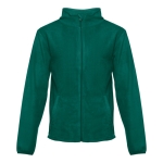 Casaco polar em poliester personalizável 260 g/m2 THC Helsinki cor verde-escuro