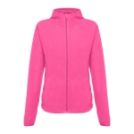 Casaco polar cintado para mulher em poliester 260 g/m2 THC Helsinki cor cor-de-rosa