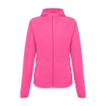 Casaco polar cintado para mulher em poliester 260 g/m2 THC Helsinki cor cor-de-rosa primeira vista