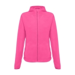 Casaco polar cintado para mulher em poliester 260 g/m2 THC Helsinki cor cor-de-rosa