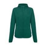 Casaco polar cintado para mulher em poliester 260 g/m2 THC Helsinki cor verde-escuro primeira vista