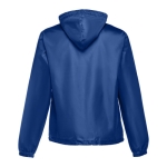 Casacos infantis corta-vento em poliester 65 g/m2 THC Dublin Kids cor azul quarta vista
