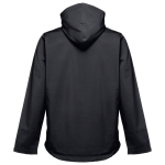 Casaco softshell para empresa, poliester com capuz 280 g/m2 THC Zagreb cor preto