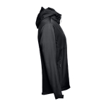 Casaco softshell para empresa, poliester com capuz 280 g/m2 THC Zagreb cor preto terceira vista