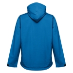 Casaco softshell para empresa, poliester com capuz 280 g/m2 THC Zagreb cor ciano