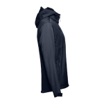 Casaco softshell para empresa, poliester com capuz 280 g/m2 THC Zagreb cor azul-marinho terceira vista